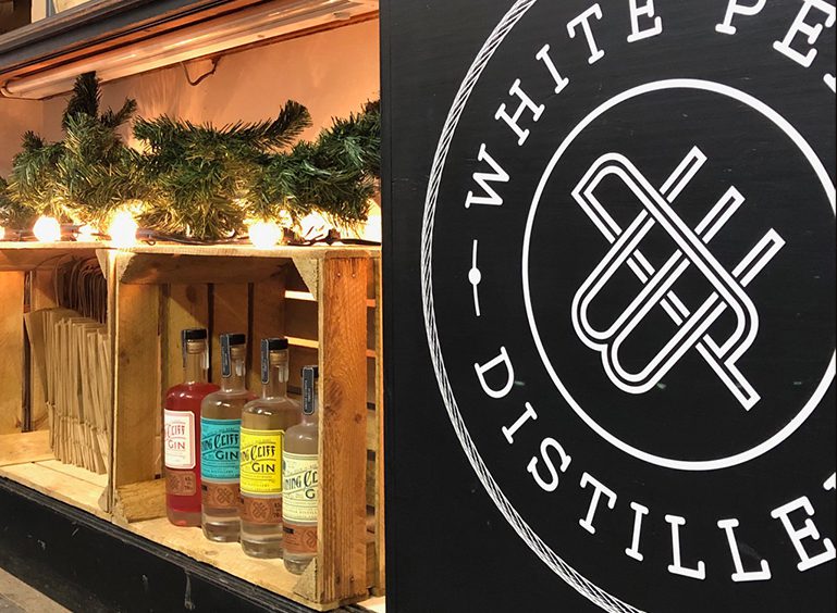 The White Peak Distillery pop up shop in Ambergate, Derbyshire is open for business