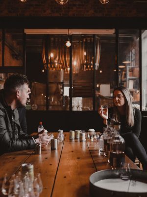 Tasting room at White Peak Distillery
