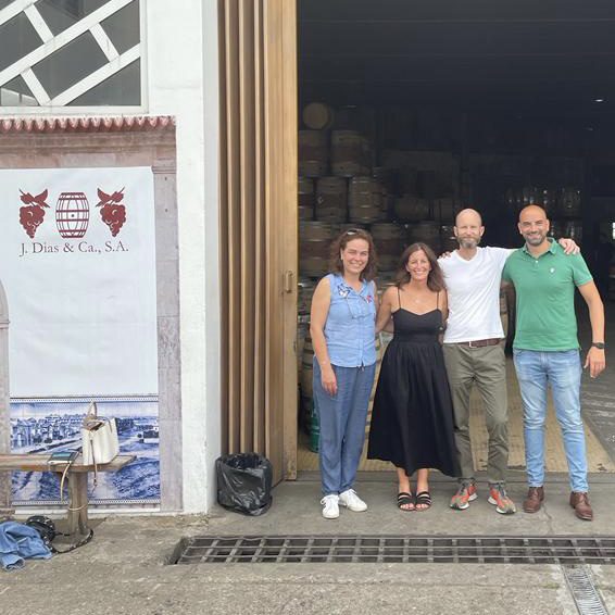 Founders at J.Dias cooperage