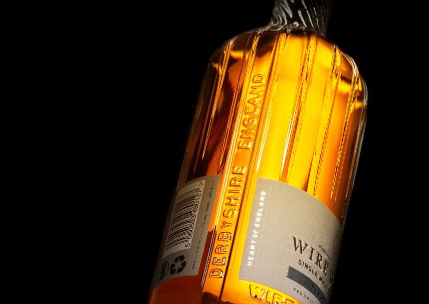 wire works whisky bottle