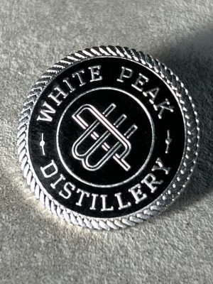 White Peak Distillery Enamel Badge